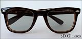 3D Glasses for Movie theatre and cinema - LG Infinia 55LW5600 55-Inch Cinema 3D 1080p 120 Hz LED HDTV Vizio Theater 3D Glasses passive Ray Ban Styles Great Gift Ideal