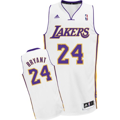 NBA Men's Los Angeles Lakers Kobe Bryant Revolution 30 Alternate Swingman Jersey H Size (White, XXXX-Large)