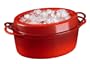 Le Creuset Enameled Cast-Iron 7-1/4-Quart Oval Doufeu Oven, Cherry