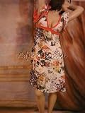 Roberto Cavalli - $1235 New ROBERTO CAVALLI Silk Wildflower Kimono Dress 10