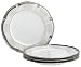 Noritake Stratford Platinum 9-Inch Accent/Luncheon Plates, Set of 4