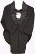 Boys Formal Dress Tuxedo with Tails & Cummerbund Ringbearer Wedding Wear