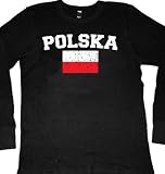 Polska Flag International Soccer Thermal Shirt, Poland, Polish Pride Mens Long Sleeve Thermal