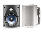 Polk Audio Atrium 45p 50-Watt Powered Indoor Speakers (Pair, White)