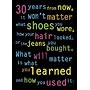 POSTER 30 YEARS FROM NOW 13 X 19 LARGE