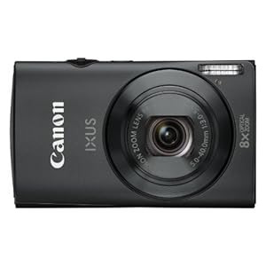 Canon IXUS 230 HS Digitalkamera (12 Megapixel, 8-fach opt. Zoom, 7,6 cm (3 Zoll) Display, bildstabilisiert) schwarz