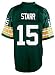 Bart Starr Green Bay Packers Adult Green 1969 NFL Replithentic Embroidered Throwback Football Jersey (XL=48)