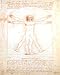 Leonardo Da Vinci DaVinci Study of Man Art Print POSTER - 16