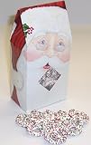 Scott's Cakes Yogurt Pretzels with Christmas Color Non-Pareils 1/2 Pound Standing Santa Box