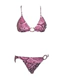 Kenneth Cole Pink Paisley Modern Ring Hipster Bikini L