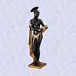 African Negresse statue African water maiden sculpture