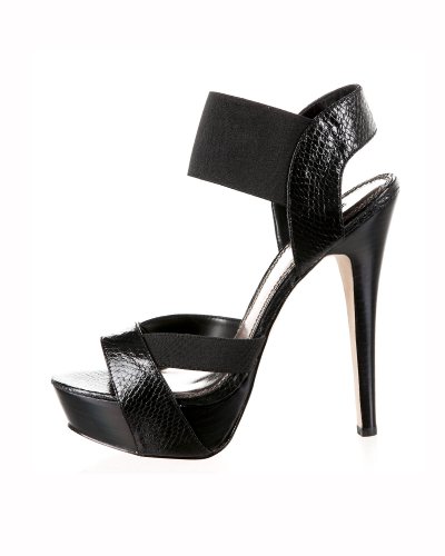 Bebe Claudia Snake Print Sandal