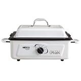 Nesco 4805-14-30 5-Quart Electric Roaster with Nonstick Cookwell, White