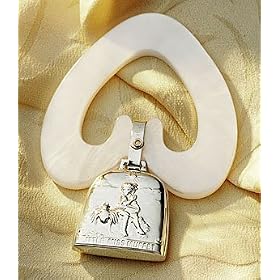 Little Miss Muffett Baby Rattle Sterling Silver 2006E by