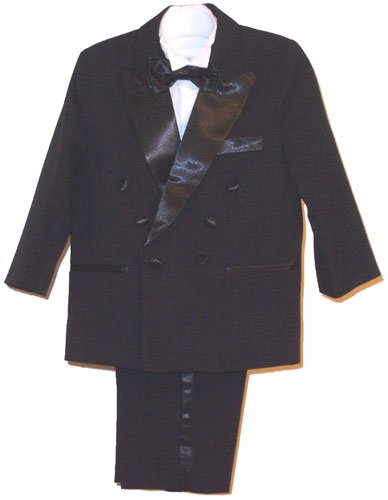 Wedding Tux Ring Bearer Pageant Youth Tuxedo Suit Holiday