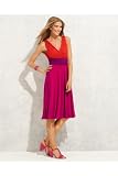 Newport Shirred Colorblock Dress