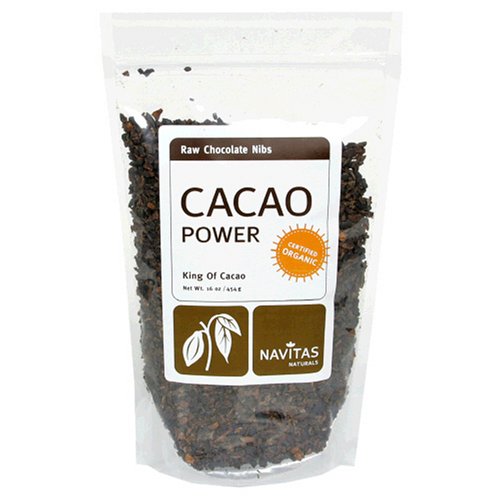 Navitas Naturals Organic Raw Chocolate Nibs,  King of Cacao 16 Ounce Pouch (Pack of 2)