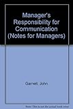 The manager's responsibility for communication