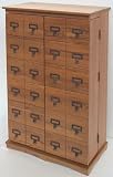 Dark Oak Solid Wood Cabinet