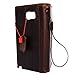 Genuine Full Leather Case for Samsung Galaxy Note 5 Book Pro Wallet Handmade Retro Free Shipping