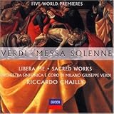 Produkt-Bild: Verdi - Messa Solenne / Fl&oacute;rez, Tarver, Scano, Aliev, Ciapponi, Orchestra Sinfonica di Milano Giuseppe Verdi, Chailly