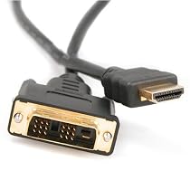 Eforcity Black 6FT /2 Meter HDMI Male to DVI Male Cable