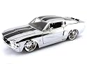 1:24 Scale Diecast Limited Edition Chrome Series 1967 Mustang Shelby Gt500