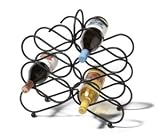 Spectrum Diversified 48710 Black Scroll Wine Rack - 12 Bottle