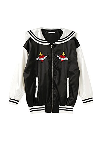 SPINNS ナイロン セーラースカジャン