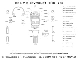 CHEVROLET HHR Wood Dash Interior Trim Kit 2008-up