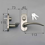 LIXIL メンテナンス部品 スタンダードAタイプ把手(シリンダー錠) FNMB370