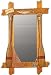 Wall Mounted Rustic Mirror With Paddles And Fishing Theme Accents 16