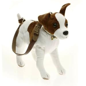 Fuzzy Nation Jack Russell Dog Handbag-Bags with a Bite Puppy Purse Edition by Fuzzy Nation