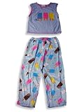 Dream Apparel - Girls Sleeveless Pajamas, Lt. Blue