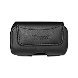 Leather Pouch Protective Carrying Cell Phone Case for Huawei Comet T-Mobile ....