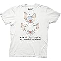 Animaniacs Pinky and the Brain Surrounded by Idiots Mens T-Shirt