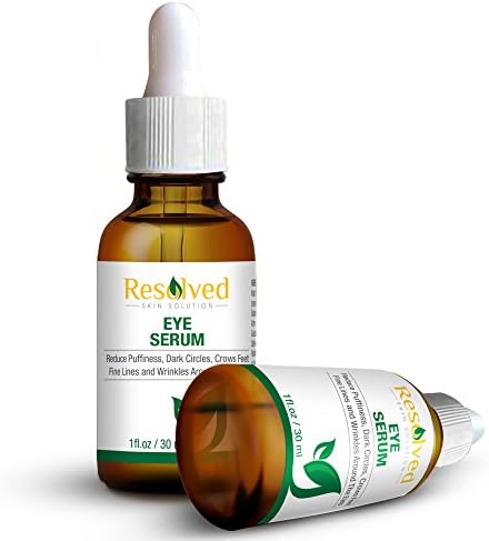 Eye Serum For Dark Circles, Puffiness, Crows Feet, Fine Lines And Wrinkles by Resolved. Best Anti Aging Treatment That Addresses Every Eye Concern. Also Effective For Men With Puffy Eyes And Bags. This Professional Serum Works Just As Good As The Cream And Gel, Even Better. TRY IT NOW. 100% Money Back Guaranteed! You Have Nothing To Lose And Everything To Gain! ADD TO CART NOW!