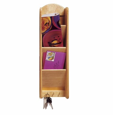 Lipper International 348 Beechwood Vertical Letter Holder