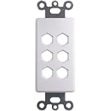 SPEAKERCRAFT ASM/PLS90256W Hook Upz 6 Position Decora Connector Inserts