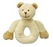 Baby : Organic Cotton Knitted Bear Teether/Rattle - Safe, Non-toxic Toy