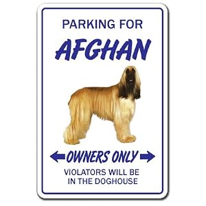 Afghan Hound Sign
