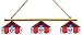 Imperial Philadelphia Phillies Licensed Three Shade Stained Glass Billiard Table Lamp