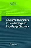 Advanced Techniques in Knowledge Discovery and Data Mining (Advanced Information and Knowledge Processing) (Advanced Information and Knowledge Processing)