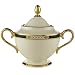Lenox Hancock Gold-Banded Fine China Sugar Bowl with Lid