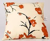 Wabi Sabi Floral Print Pillow by Glenna Jean