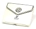 Kitchen & Housewares : Danielle Pearlized Envelope Compact 5x Magnification Mirror Made With Crystalized Swarovski Elements