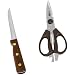 Chicago Cutlery Walnut Tradition 2-Piece Utility And Shear Set