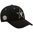 Vanderbilt Commodores Adult Adjustable Hat, Black