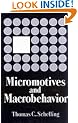 Micromotives and Macrobehaviour (Fels Lectures on Public Policy Analysis)