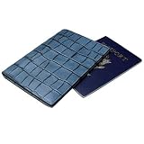 Kena Kai DataSafe Embossed Italian Leather Passport Wallet - Blue